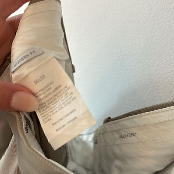 Perry Ellis Portfolio Folio-Flex Tan Mens Pants 36X30 - Picture 4 of 5